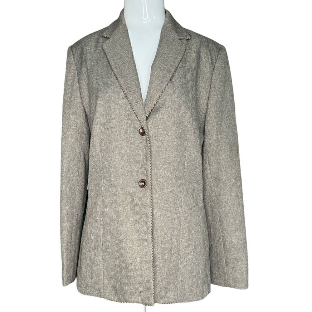 NWT Tailor B. Moss size 6 Taupe blazer